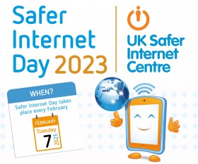 Safer internet day 2023 graphic for social media